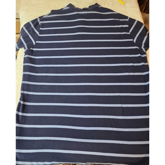 Polo Ralph Lauren Men's Size XXL Dark Blue/ Light Blue Striped Shirt - Picture 6 of 6